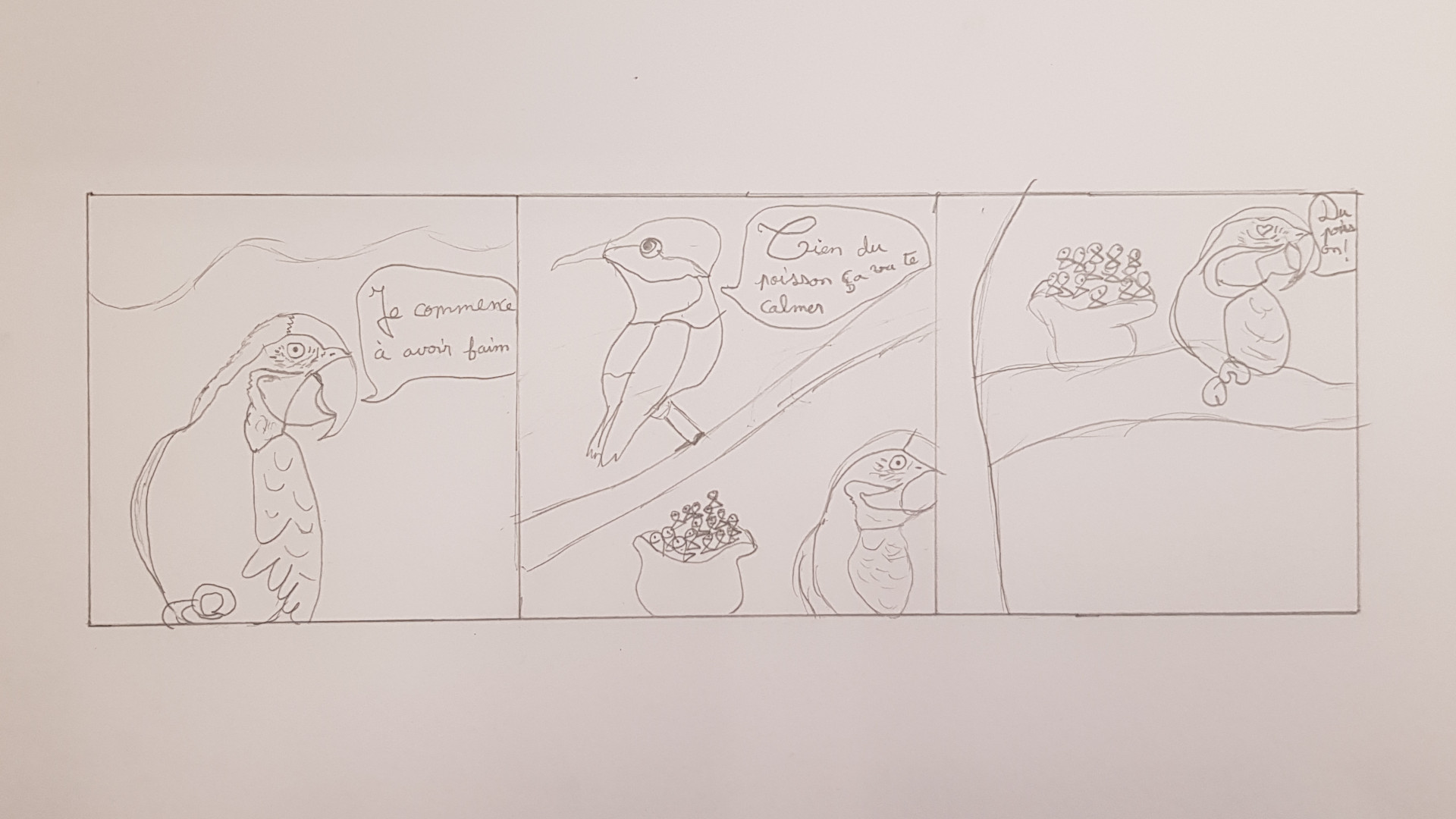 Exposition des bandes dessinées créées par les enfants